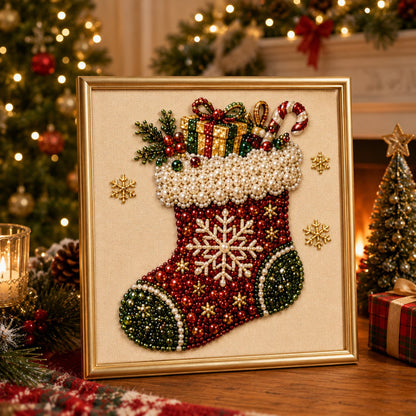 🌈2026 HOT SALE🥳Relaxing & Beginner-Friendly - 🎨💎DIY Christmas Pearl Art Kit💥LAST DAY 50% OFF!