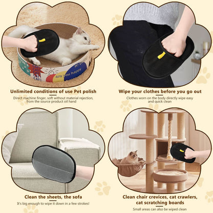 🔥BUY 1 GET 1 FREE🔥🐾🧤flysmus® Pet Hair Remover Electrostatic Gloves – Double-Sided Efficient, Soft Silicone & Washable Reusable (Versatile Home+Car)!