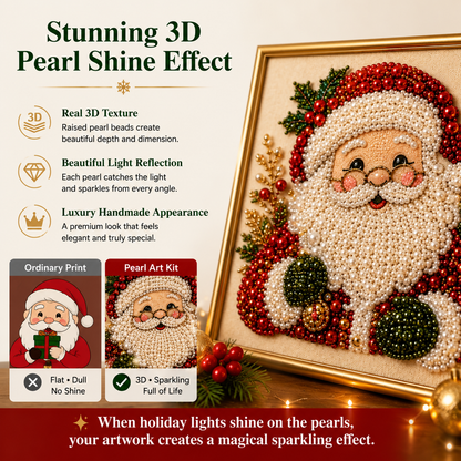 🌈2026 HOT SALE🥳Relaxing & Beginner-Friendly - 🎨💎DIY Christmas Pearl Art Kit💥LAST DAY 50% OFF!