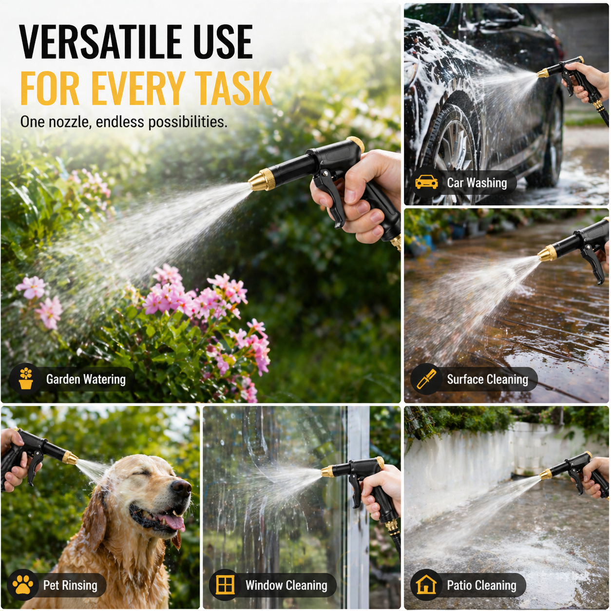 ✨💯Last Day 50% OFF💦Remifa® Powerful High-Pressure Home Car Wash & Garden Sprayer