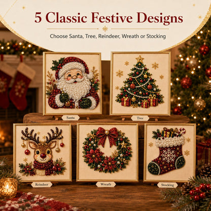 🌈2026 HOT SALE🥳Relaxing & Beginner-Friendly - 🎨💎DIY Christmas Pearl Art Kit💥LAST DAY 50% OFF!