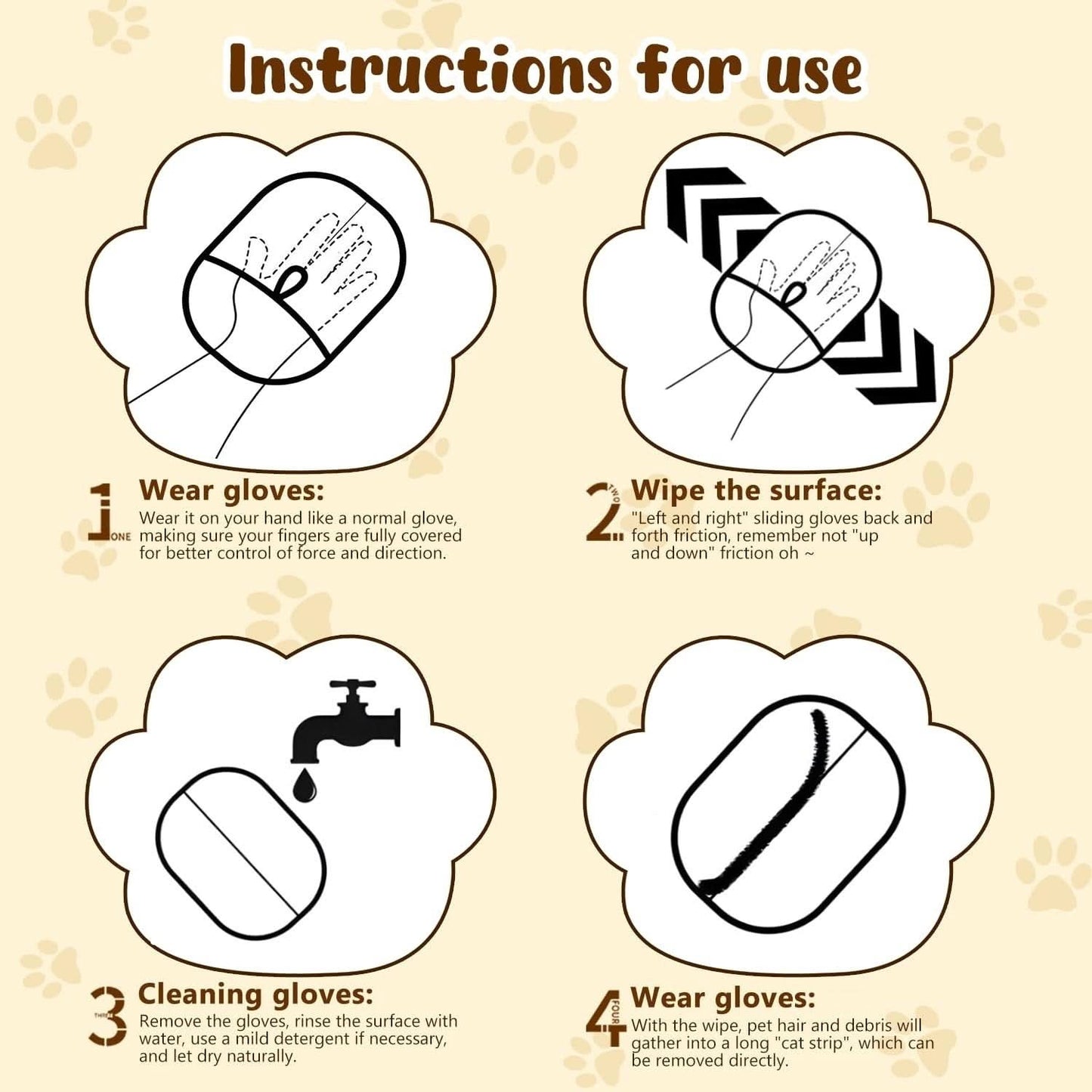 🔥BUY 1 GET 1 FREE🔥🐾🧤flysmus® Pet Hair Remover Electrostatic Gloves – Double-Sided Efficient, Soft Silicone & Washable Reusable (Versatile Home+Car)!