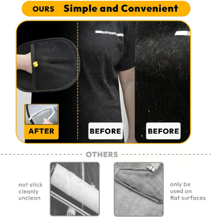🔥BUY 1 GET 1 FREE🔥🐾🧤flysmus® Pet Hair Remover Electrostatic Gloves – Double-Sided Efficient, Soft Silicone & Washable Reusable (Versatile Home+Car)!