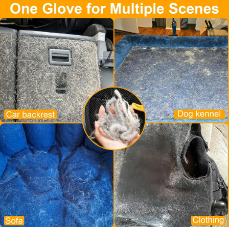 🔥BUY 1 GET 1 FREE🔥🐾🧤flysmus® Pet Hair Remover Electrostatic Gloves – Double-Sided Efficient, Soft Silicone & Washable Reusable (Versatile Home+Car)!