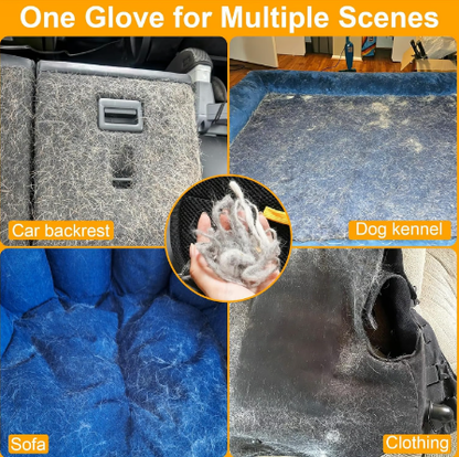 🔥BUY 1 GET 1 FREE🔥🐾🧤flysmus® Pet Hair Remover Electrostatic Gloves – Double-Sided Efficient, Soft Silicone & Washable Reusable (Versatile Home+Car)!